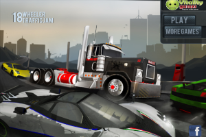 18-Wheeler-Traffic-Jam